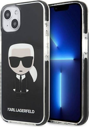 Attēls no Karl Lagerfeld Karl Lagerfeld KLHCP13STPEIKK iPhone 13 mini 5,4" hardcase czarny/black Iconik Karl