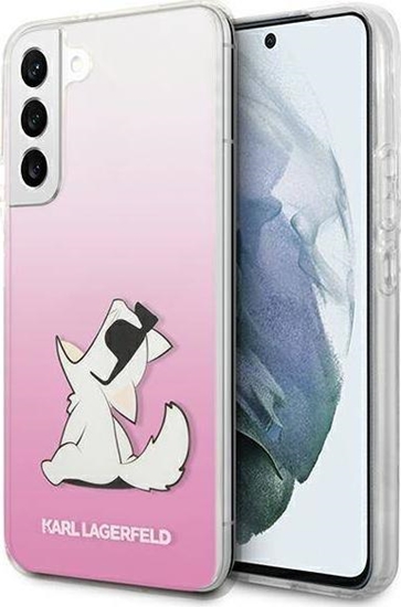 Picture of Karl Lagerfeld Karl Lagerfeld KLHCS22MCFNRCPI S22+ S906 hardcase róowy/pink Choupette Eat