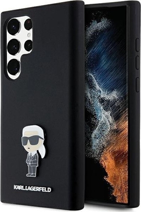 Attēls no Karl Lagerfeld Karl Lagerfeld KLHCS24LSMHKNPK S24 Ultra S928 czarny/black Silicone Ikonik Metal Pin
