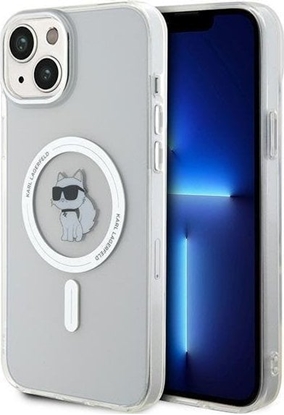 Attēls no Karl Lagerfeld Karl Lagerfeld KLHMP15MHFCCNOT iPhone 15 Plus / 14 Plus 6.7" transparent hardcase IML Choupette MagSafe