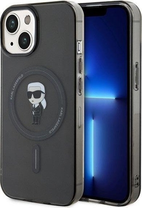 Attēls no Karl Lagerfeld Karl Lagerfeld KLHMP15SHFCKNOK iPhone 15 6.1" czarny/black hardcase IML Ikonik MagSafe