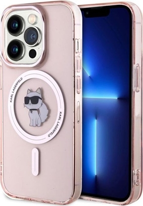 Attēls no Karl Lagerfeld Karl Lagerfeld KLHMP15XHFCCNOP iPhone 15 Pro Max 6.7" pink/pink hardcase IML Choupette MagSafe