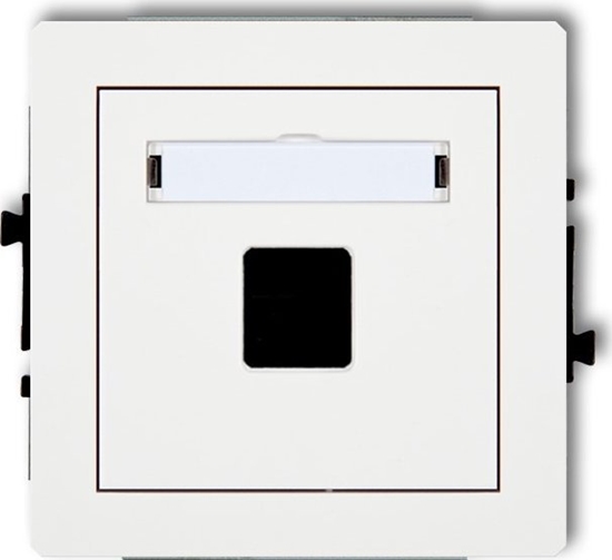 Picture of Karlik Mechanizm gniazda multimedialnego pojedynczego bez moduy Karlik Deco DGM-1P