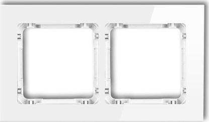 Picture of Karlik Ramka uniwersalna podwójna 0-0-DRG-2 Karlik Deco, biaa, efekt szka