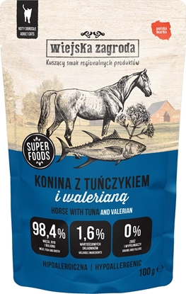 Attēls no Karma mokra dla kota Konina z tuczykiem i walerian (dorosy) 100g