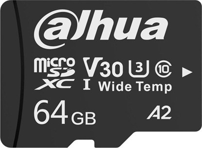 Attēls no Karta Dahua Technology TF-W100 MicroSDXC 64 GB Class 10 U1 A2 V10 (TF-W100-64GB)