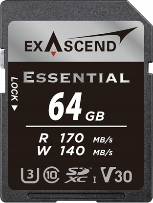 Изображение Karta ExAscend Karta pamici ExAscend Essential UHS-I V30 64GB