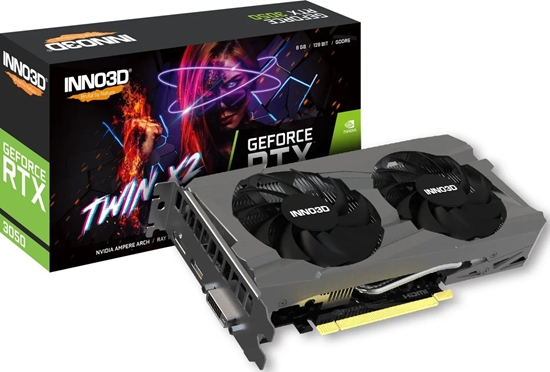 Picture of Karta graficzna Inno3D GeForce RTX 3050 Twin X2 8GB GDDR6 (N30502-08D6-1711VA41)