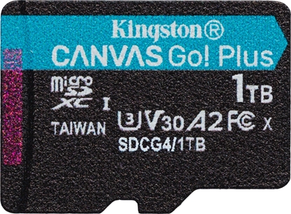 Picture of Karta Kingston Canvas Go! Plus (Gen4) MicroSDXC 1 TB Class 10 UHS-I/U3 A2 V30 (SDCG4/1TBSP)