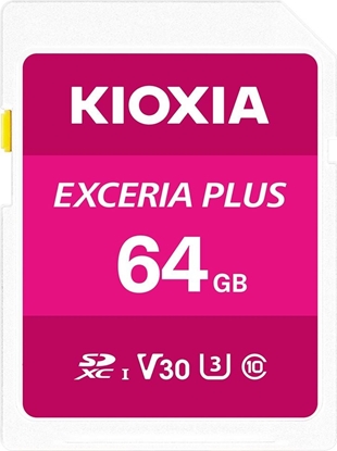 Picture of Karta Kioxia Exceria Plus SDXC 64 GB Class 10 UHS-I/U3 V30 (LNPL1M064GG4)