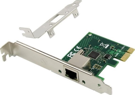 Picture of Karta sieciowa MicroConnect 1 port RJ45 network card, PCIe