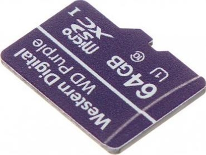 Attēls no Karta WD Purple MicroSDXC 64 GB Class 10 UHS-I/U1  (SD-MICRO-10/64-WD)