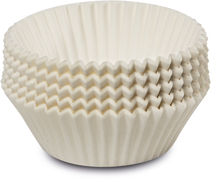 Attēls no Keksinu papira forminas 100 gab. baltas Easy Bake O7x3cm  8006043008586