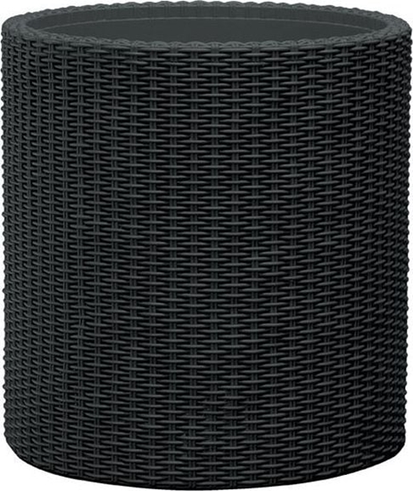 Picture of Keter Donica Curver Keter LARGE CYLINDER PLANTER antracyt