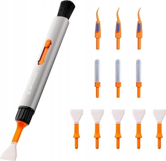 Picture of Kf Zestaw Pióro Do Czyszczenia Matrycy Aps-c Optyki Aparatu Obiektywu 14w1 K&f / Sku.1975