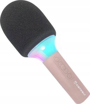 Attēls no Kidywolf Microphone Bluetooth with Light pink