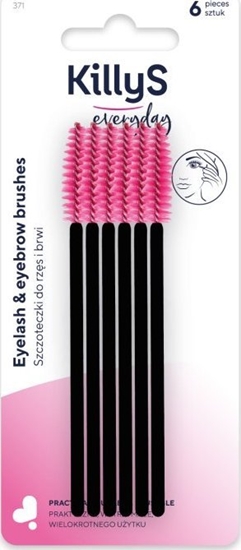 Picture of KILLYS_Eyelash & Eyebrow Brushes szczoteczki do rzs i brwi 6szt