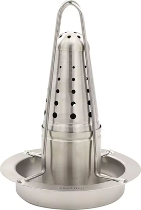 Attēls no KingHoff STOJAK DO PIECZENIA KURCZAKA Z OCIEKACZEM I AROMATYZEREM KINGHOFF KH-1880