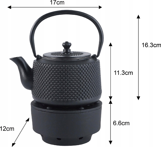 Picture of KingHoff ZAPARZACZ ELIWNY DZBANEK 0,8L Z FILTREM I PODGRZEWACZEM KINGHOFF KH-1847