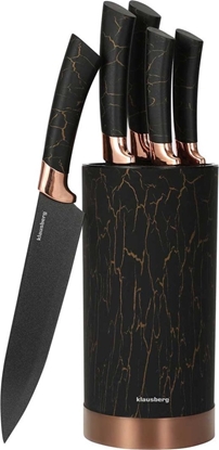 Attēls no KingHoff ZESTAW 5 NOY KUCHENNYCH W STOJAKU KINGHOFF KH-7799