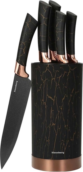 Picture of KingHoff ZESTAW 5 NOY KUCHENNYCH W STOJAKU KINGHOFF KH-7799