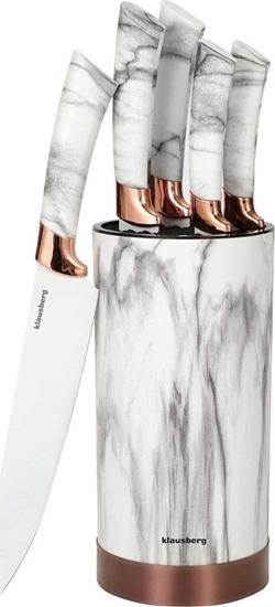 Изображение KingHoff ZESTAW 5 NOY KUCHENNYCH W STOJAKU KINGHOFF KH-7800