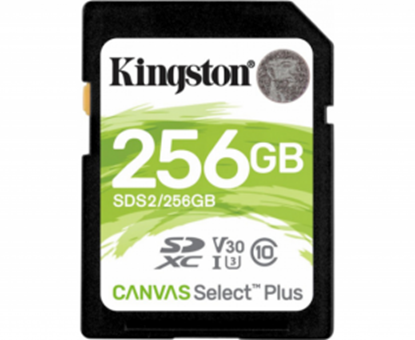 Attēls no Kingston Technology Canvas Select Plus memory card 256 GB SDXC Class 10 UHS-I