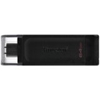 Picture of Kingston DataTraveler 70 64GB USB Black USB Type-C