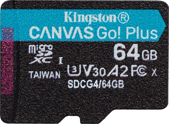 Изображение Kingston Technology Canvas Go! Plus 64 GB MicroSD UHS-I Klasa 10