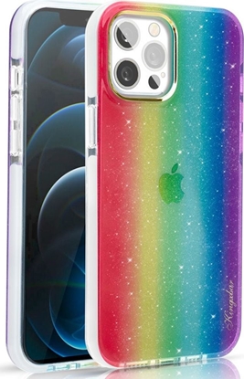 Изображение Kingxbar Kingxbar Ombre etui pokrowiec iPhone 12 Pro Max wielokolorowy