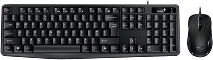 Изображение Klawiatura + mysz Genius Genius KM-170 COPILOT, zestaw klawiatura z optyczn myszk, CZ/SK, przewodowa (USB), czarna