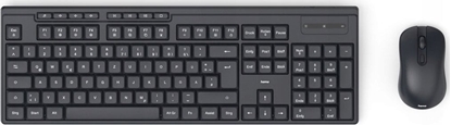 Изображение Klawiatura + mysz Hama Hama ZESTAW KLAWIATURA I MYSZ WKM-200 CZARNY U81730560000