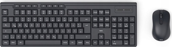 Picture of Klawiatura + mysz Hama Hama ZESTAW KLAWIATURA I MYSZ WKM-200 CZARNY U81730560000