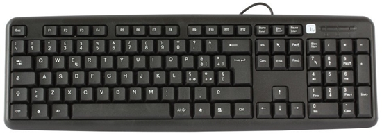 Picture of Klawiatura biurowa USB woska 105 klawiszy czarna