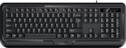 Изображение Klawiatura Genius GENIUS klávesnice KB-118 II / Drátová/ Copilot/ USB/ erná/ CZ+SK layout