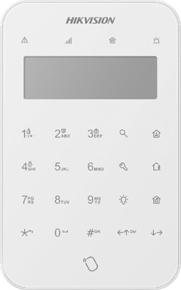 Attēls no Klawiatura Hikvision Klawiatura bezprzewodowa DS-PK1-LT-WE