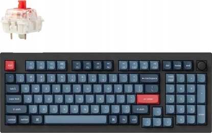 Attēls no Klawiatura Keychron V5 Max QMK/VIA Fully Assembled Knob 96% Mechanical Keyboard, Jupiter Red Switches