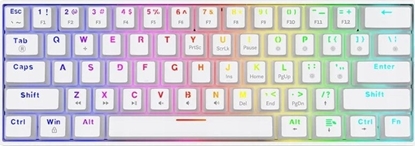 Picture of Klawiatura mechaniczna Whiteout X2, Brown Outemu, Hot Swap