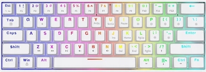 Picture of Klawiatura mechaniczna Whiteout X2, Red Outemu, Hot Swap