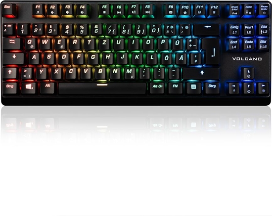 Picture of Klawiatura Modecom LanParty PLUS Outemu Brown (K-MC-LANPARTY-U-PLUS-RGB-BROWN-DE)