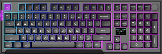 Изображение Klawiatura PREYON Silent claw red Gateron Red Pro (PSCR105B)