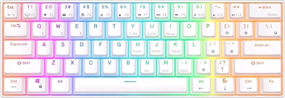 Picture of Royal Kludge Mechanical keyboard Royal Kludge RK61 RGB, brown switch (white)