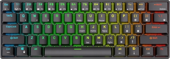 Picture of Royal Kludge Mechanical keyboard Royal Kludge RK61 RGB, brown switch (black)