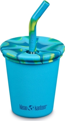 Изображение Klean Kanteen Kid Kanteen Kid Steel Cup (Kid Straw Lid), 296ml/10oz, Hawaian Ocean