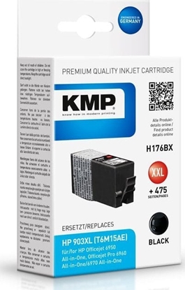 Picture of Tusz KMP H176BX - 35 ml - Grosse XXL - Schwarz - kompatibel - Tintenpatrone (Alternative zu: HP 903XL) - fur HP Officejet 6951, 6954, 6962, Officejet Pro 6960, 6961, 6970, 6971, 6974, 6975