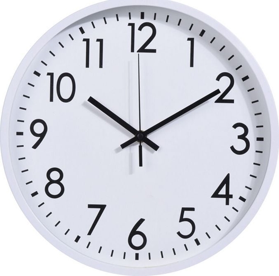 Picture of KMTP Zegar cienny nowoczesny okrgy 30 cm Biay