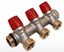 Изображение Kolektors ar ventiļiem 3/4"-2-ceļi 3/4"EK Sarkans 