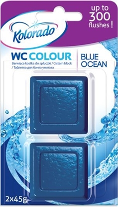 Изображение Kolorado Kostka barwica do spuczki kolorado Niebieski Ocean 2x45g uniwersalny