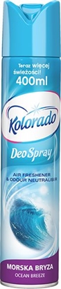 Изображение Kolorado Odwieacz powietrza kolorado Deo Spray-Morska Bryza 400ml uniwersalny