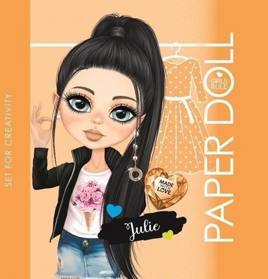 Изображение Kolorowanka 140x140 Lalka do wycinania Julie